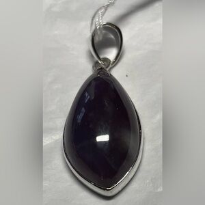 Purple jade pendant